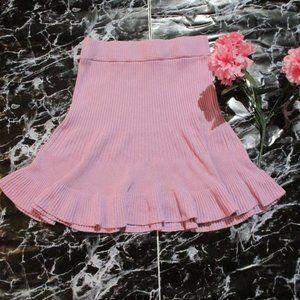 Free People Fitted Ribbed Skirt